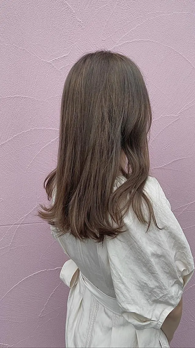 ロング カラー ベージュ/透明感/ 桃子🎀のヘアスタイル