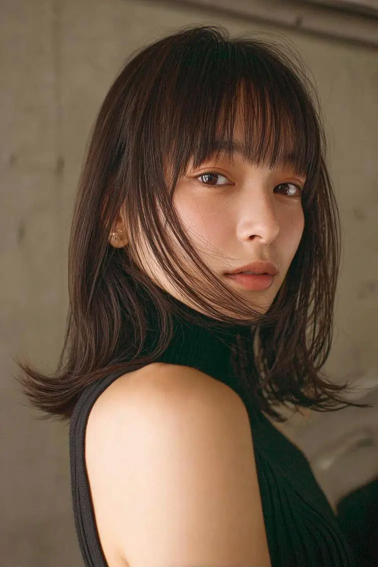 ミディアム ヘアカラー ✿YUNA✿ 《お手軽イメチェン》のヘアスタイル