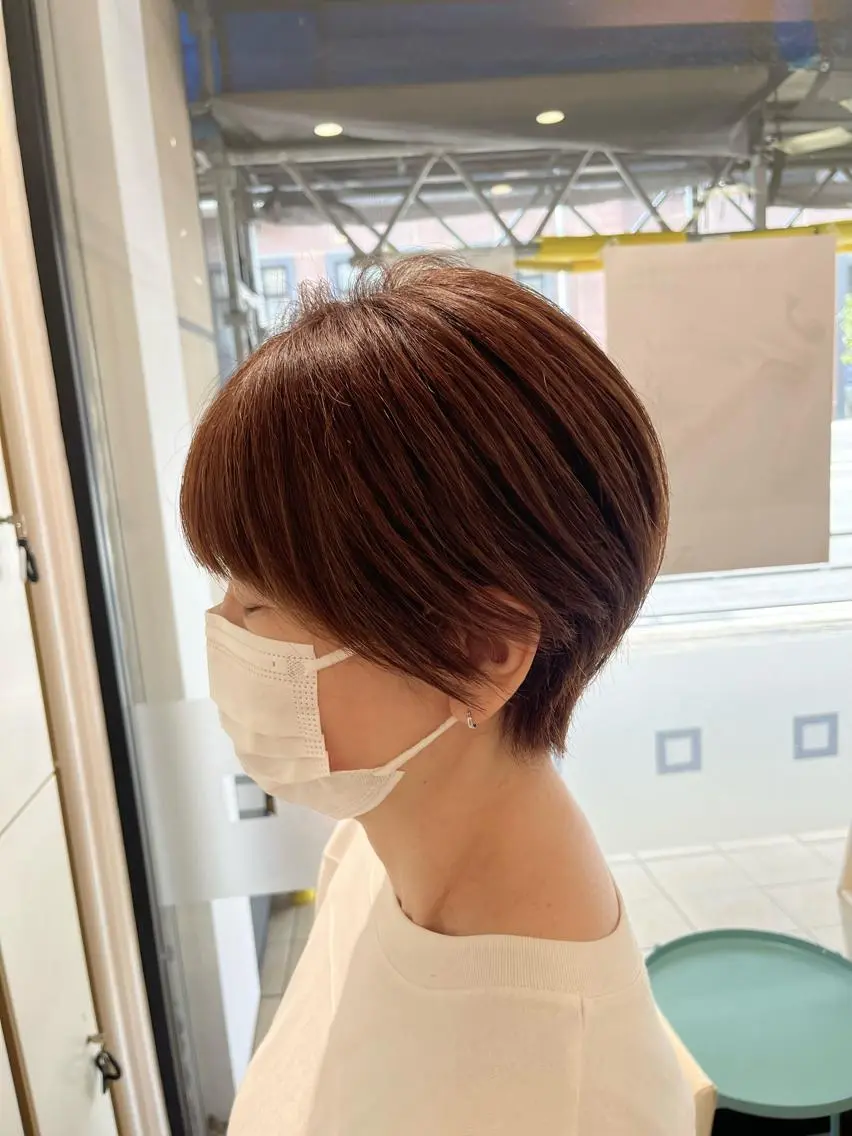 ショート ショートヘア 海外風/レイヤー/ ブリーチ/shionのヘアスタイル