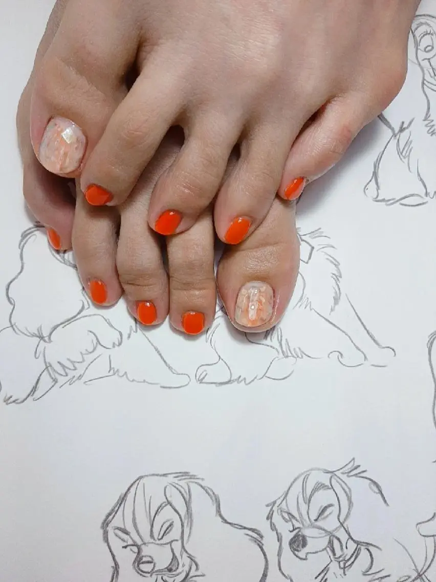 ネイル フットネイル ニュアンスネイル owlnail /持込みデザイン専門のネイルデザイン