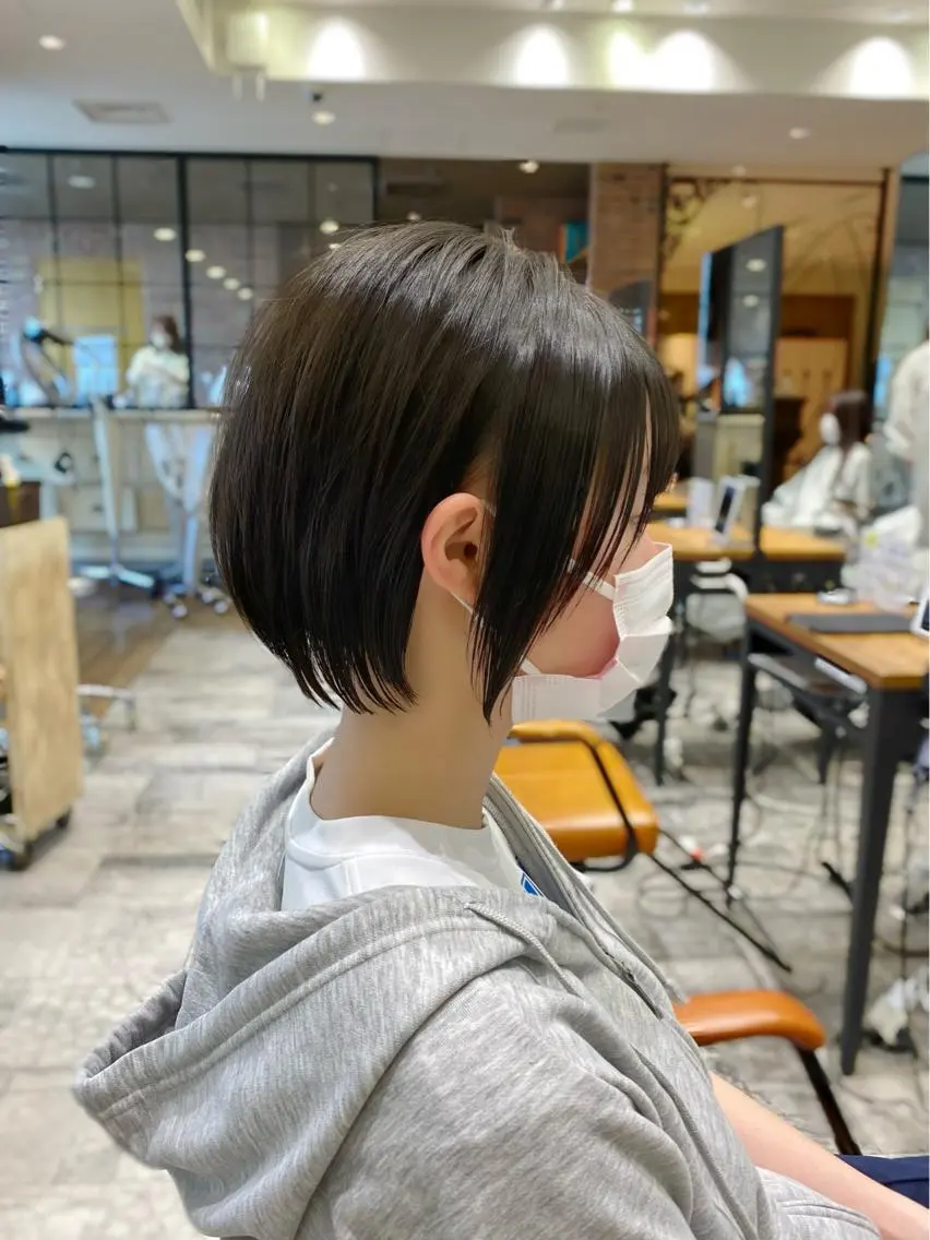 ショート カラー ショートボブ ボブ 似合わせカット ショートヘア 小顔カット カット ヘアカラー トリートメント ショート、ボブの神✨ 峯朋也✂︎✨のヘアスタイル