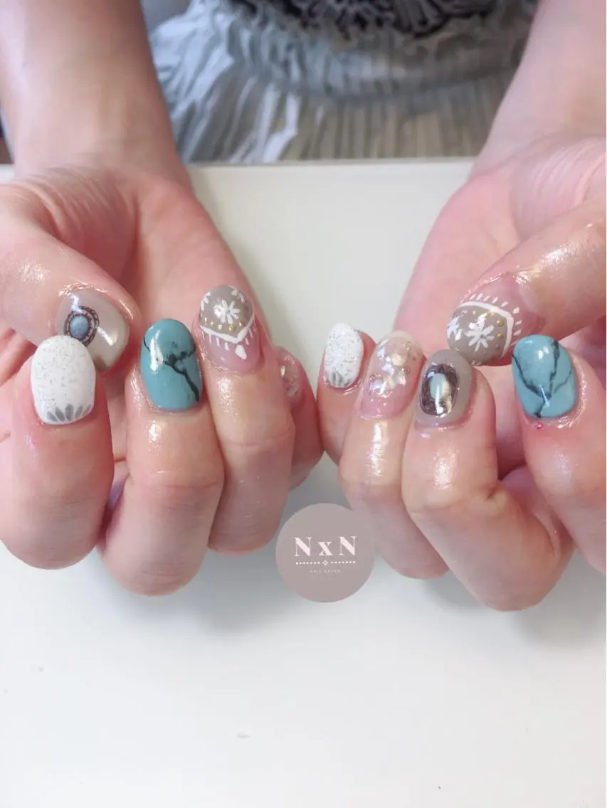 ネイル ハンドネイル nail salon N×Nのネイルデザイン
