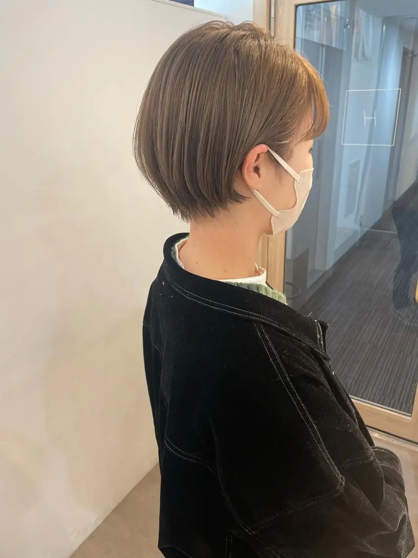 ショート 丸みショート ショートヘア 大迫 江梨のヘアスタイル