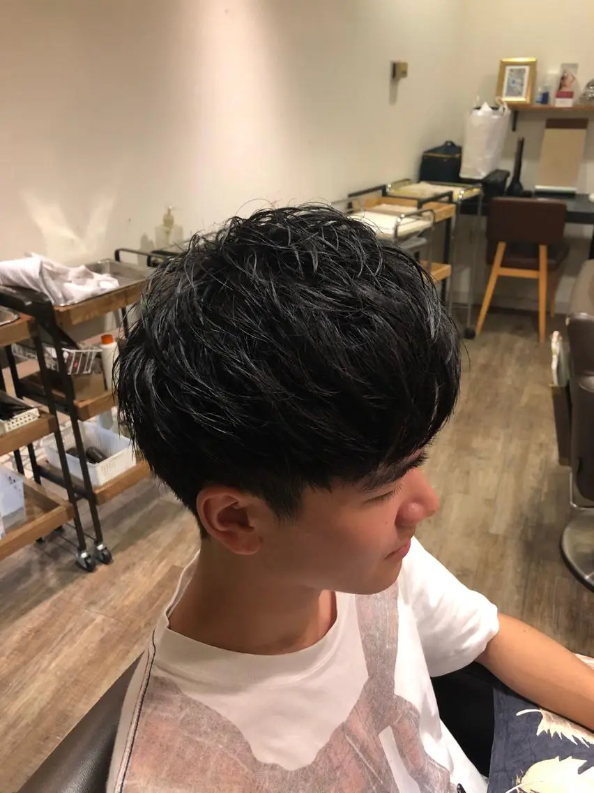 ショート メンズ マッシュ rilune matsuoのヘアスタイル