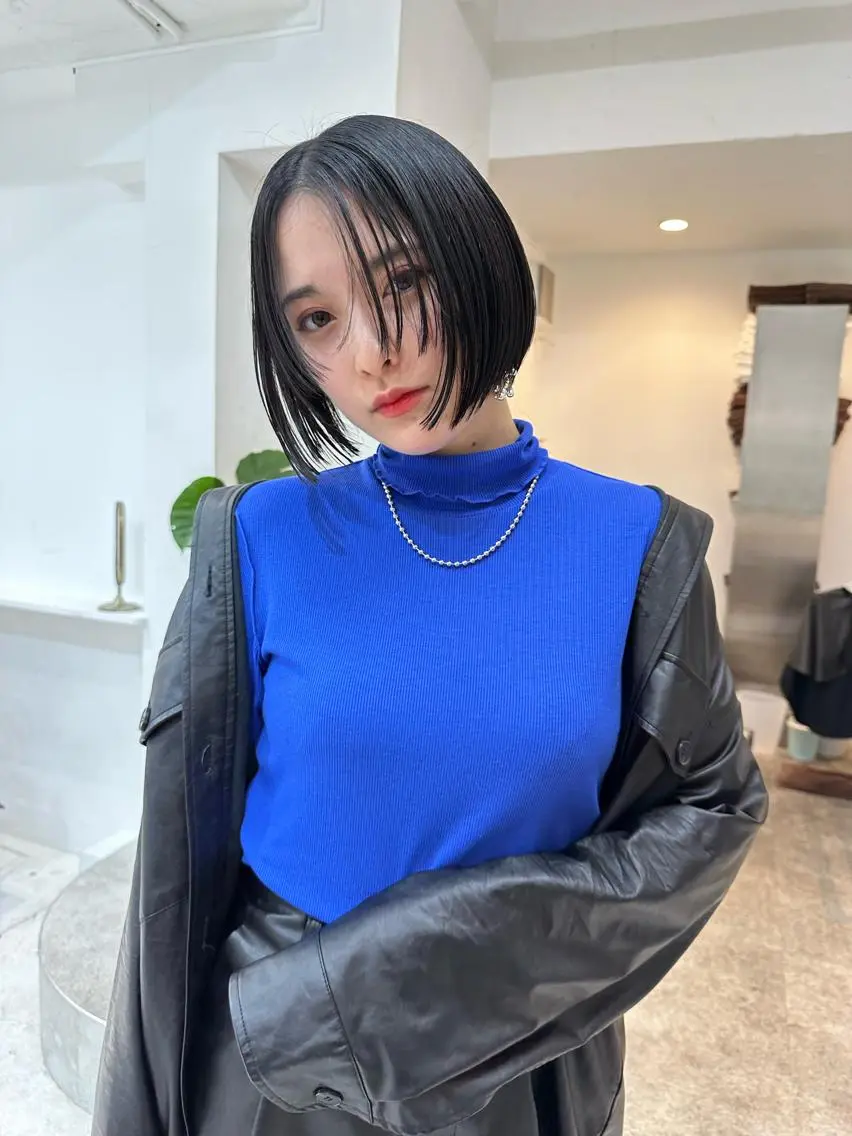 ショート ボブ カット kai .のヘアスタイル