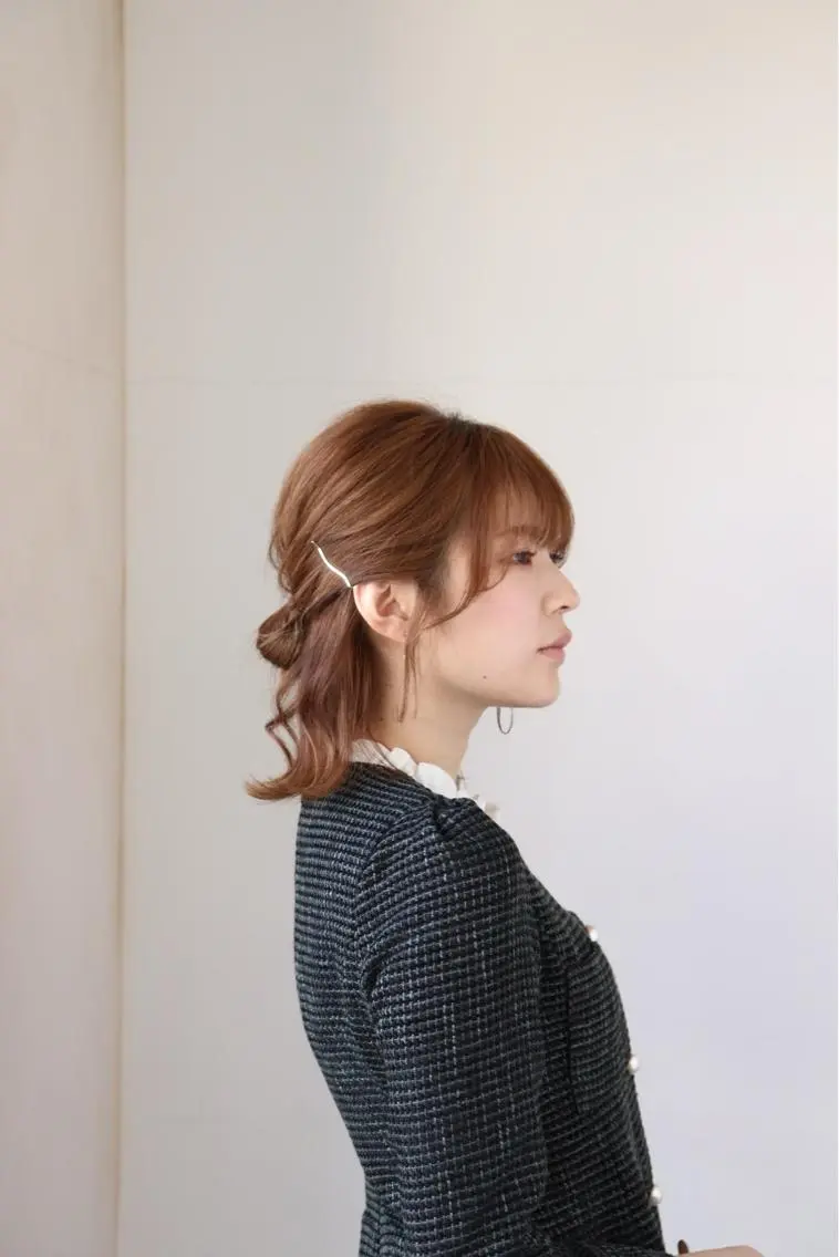 ミディアム ヘアアレンジ 🐧銀座/ショート/ ショートボブ広瀬🐧のヘアスタイル