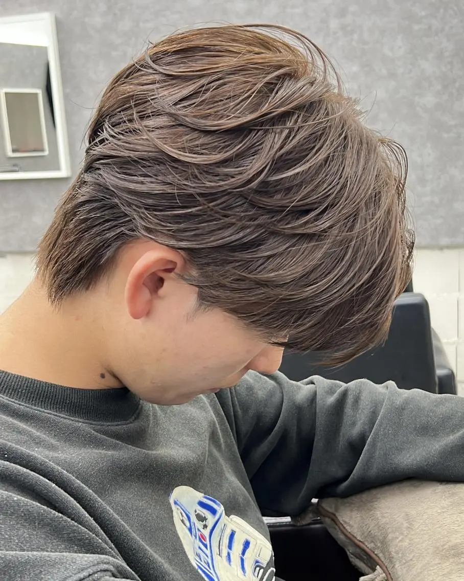 メンズ パーマ GLOP HOMME 店長　アオトのヘアスタイル