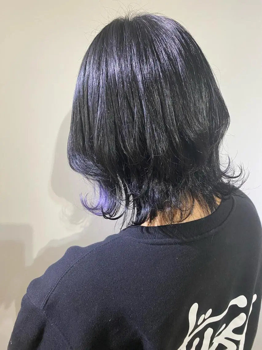 ミディアム カット ヘアカラー 宮永 瑞樹のヘアスタイル