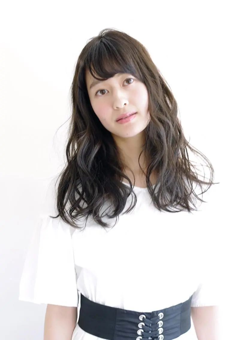セミロング カラー 松田 光雄のヘアスタイル