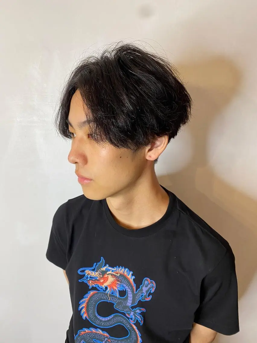 メンズ カット 藤田 遼のヘアスタイル