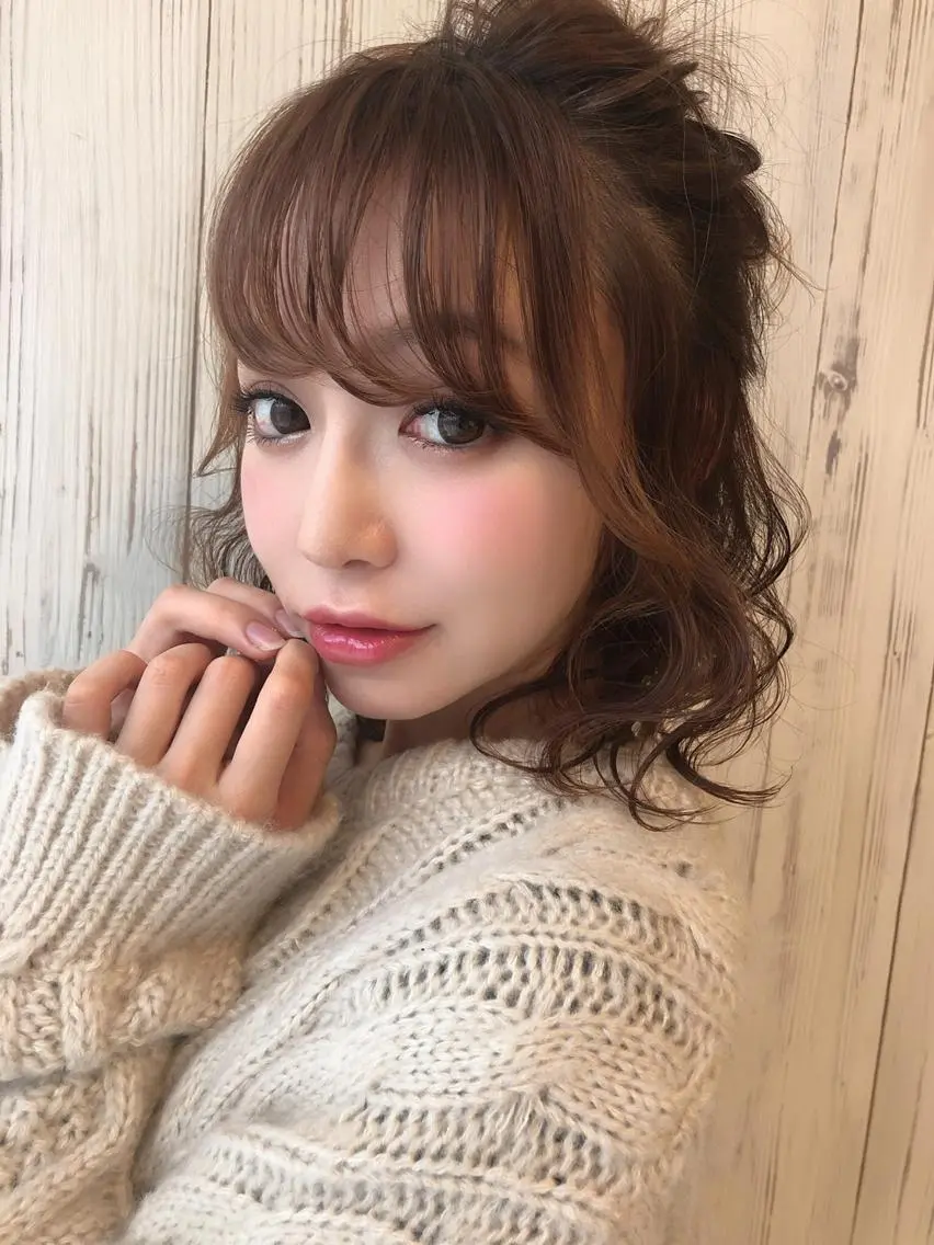 ミディアム ヘアアレンジ 結婚式・ブライダル 髪飾り 縮毛矯正 🎊ルービック 京橋店💛のヘアスタイル