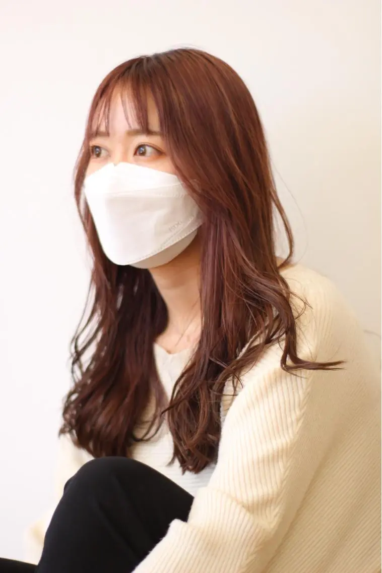 ロング カラー ピンクカラー Era Hatsuneのヘアスタイル