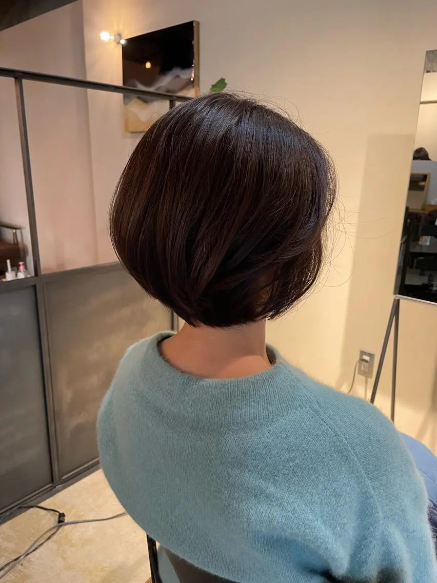 ショート 丸みショート ショートヘア RHAIRSALON 西山梓のヘアスタイル