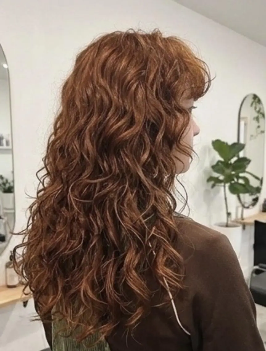 ロング カット ヘアカラー パーマ トリートメント パーマ特化✨/肥後 有紗のヘアスタイル