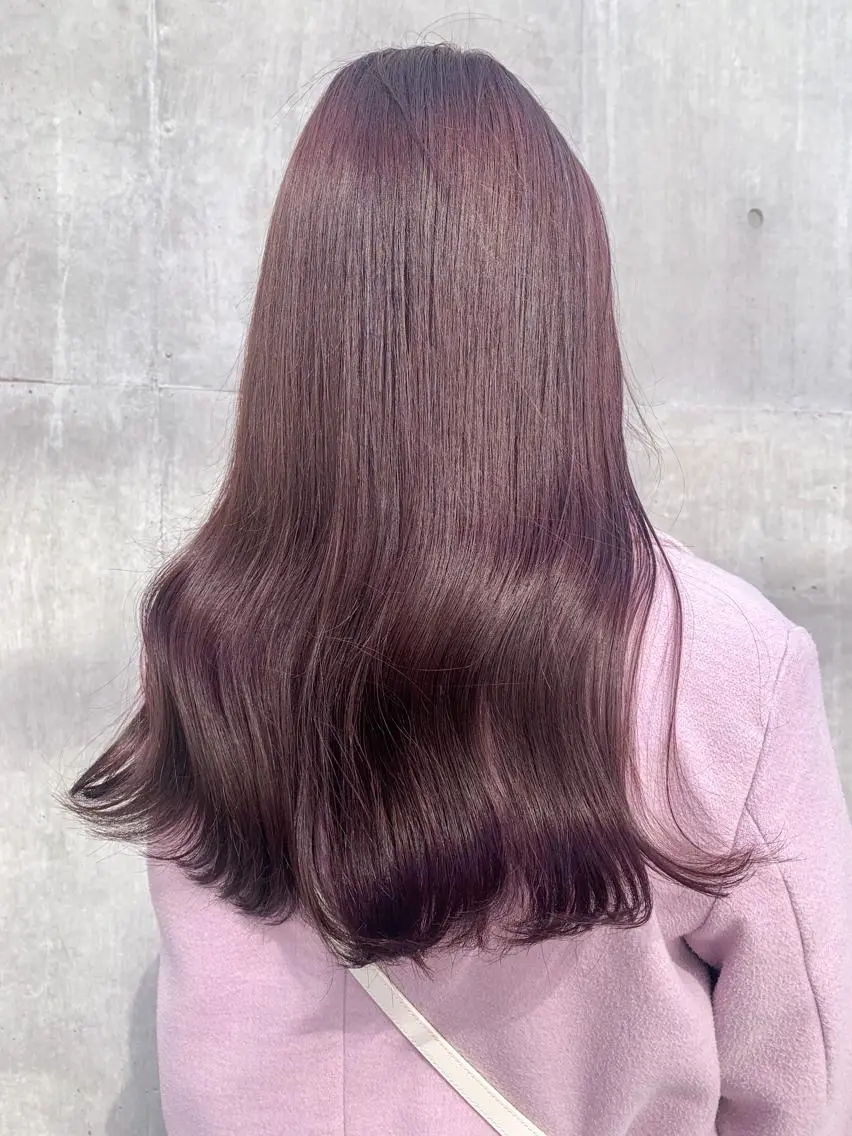 ロング カラー ヘアアレンジ ヘアカラー トリートメント yuka .のヘアスタイル