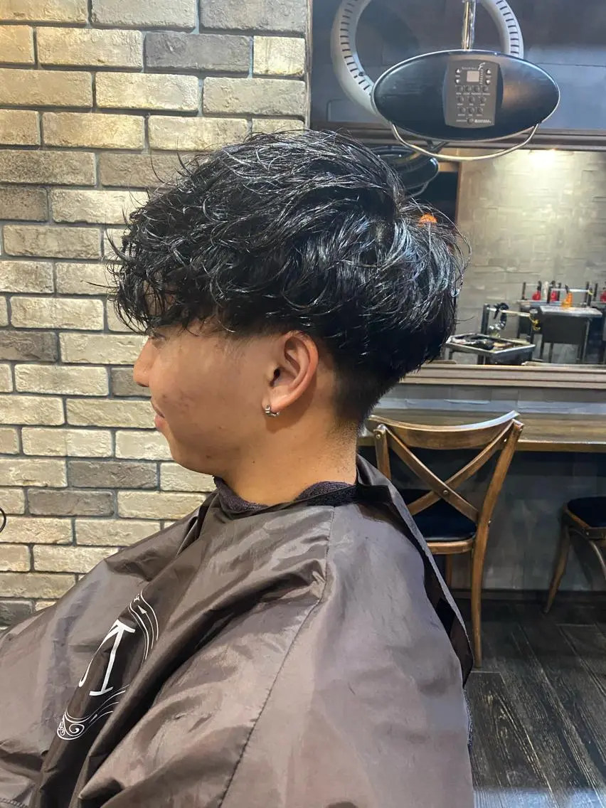 ミディアム ミディアムパーマ M Fe’s 池袋 🍁星野　拓夢🍁のヘアスタイル