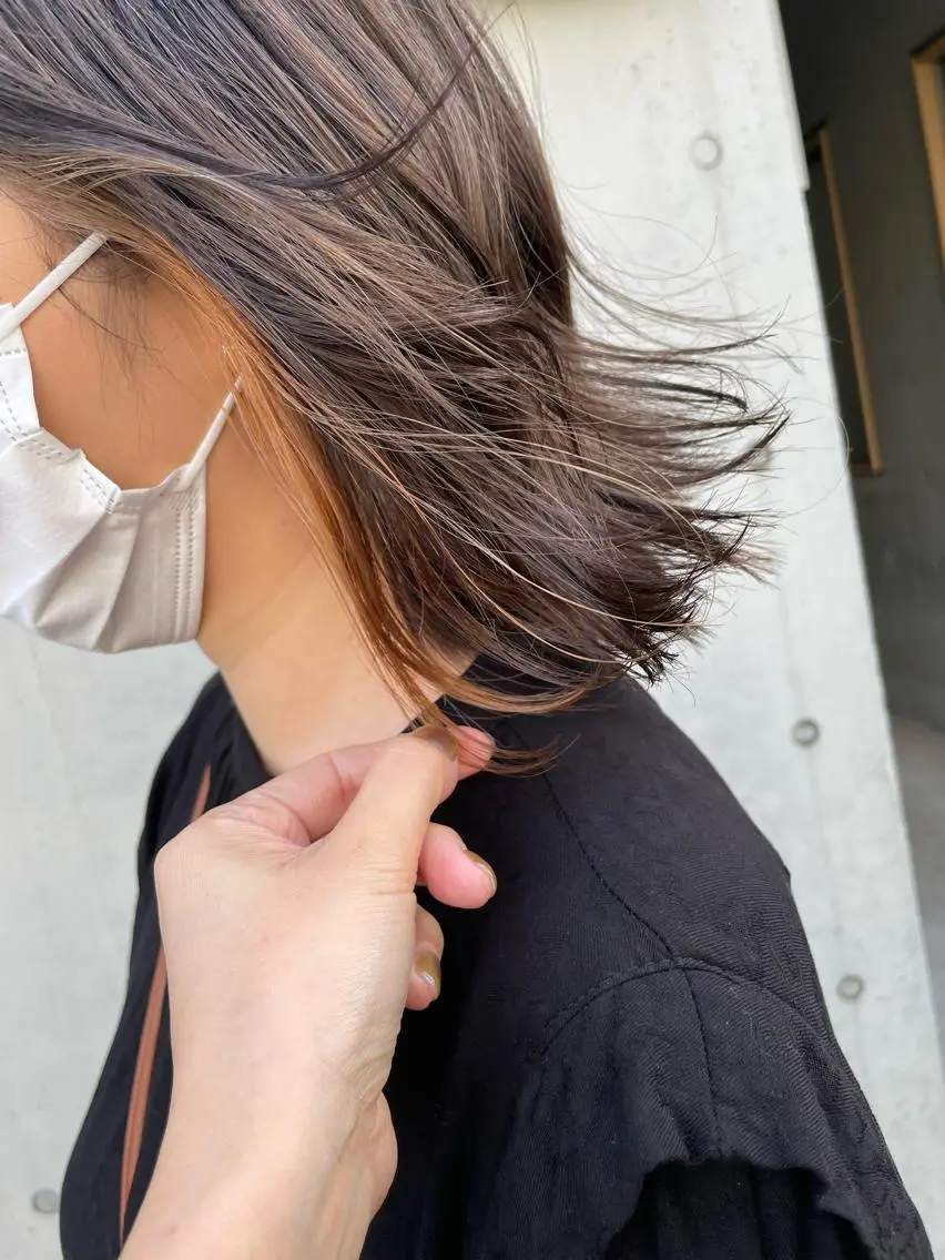 ミディアム 通い続けられるサロン ママ美容師　明日香のヘアスタイル
