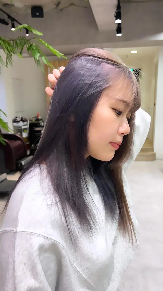 セミロング カラー ヘアカラー トリートメント 🍀お悩み改善憧れの 美髪 小林風雅のヘアスタイル