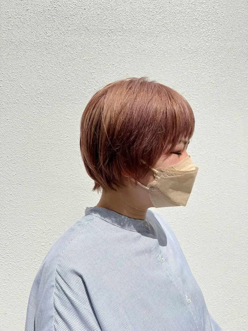 ショート カラー ヘアアレンジ ハイトーンカラー ショートヘア 「sumi」 AMIのヘアスタイル