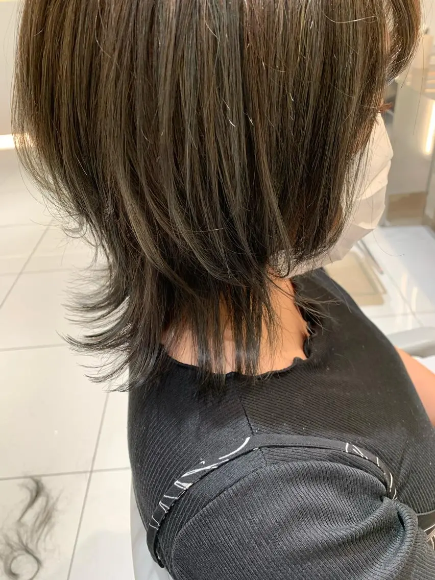 ミディアム カラー Takahashi Yuriのヘアスタイル