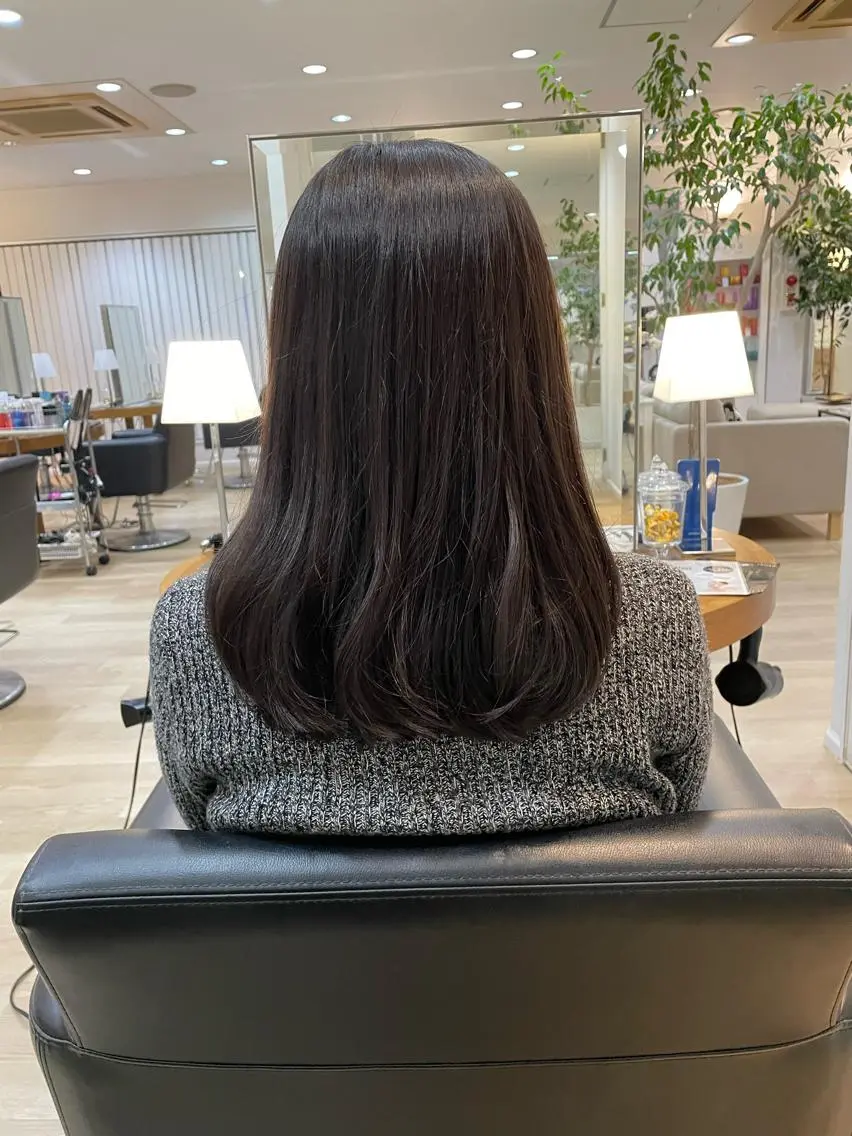 セミロング 市野 ひかるのヘアスタイル