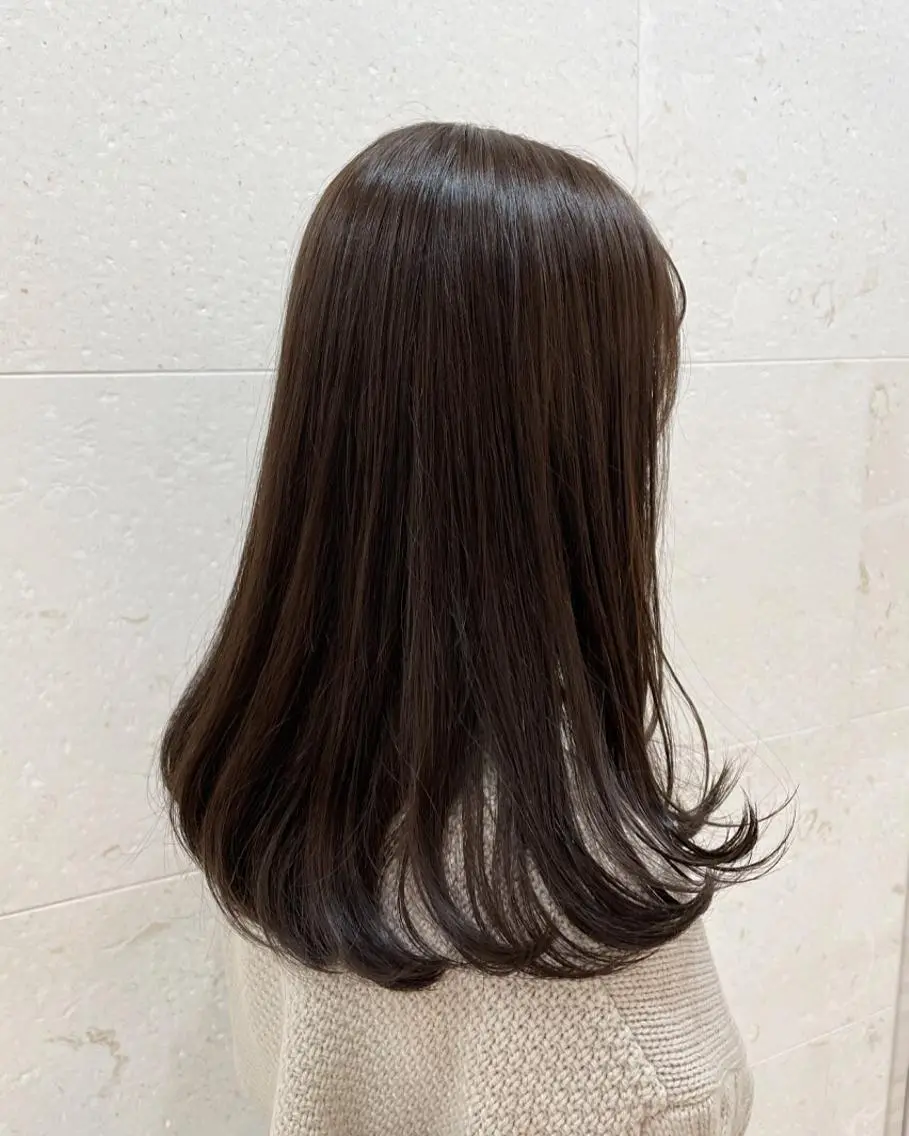 ロング カット ヘアカラー トリートメント 斉藤 貴也のヘアスタイル