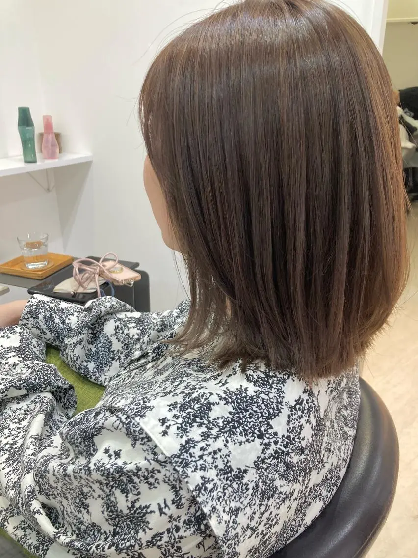ショート カラー カット ヘアカラー トリートメント 韓国風⭐️くびれヘア 🍀高津かえでのヘアスタイル