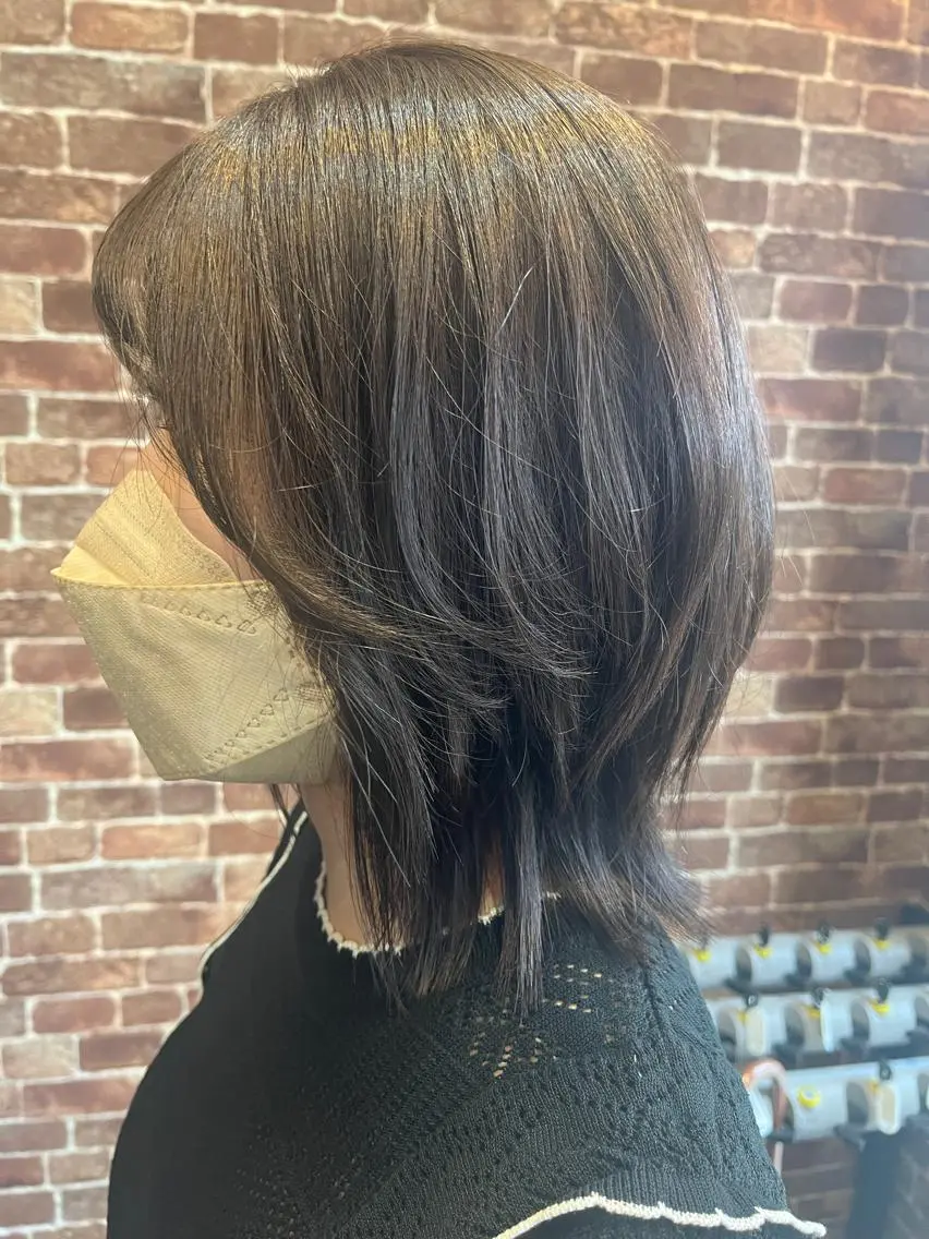 ショート カラー パーマ ヘアアレンジ メンズ キッズ ネイル マツエク・マツパ アイブロウ メンズパーマ ブラウンカラー ケアカラー 透明感カラー ピンクカラー 久木原 ゆりのヘアスタイル