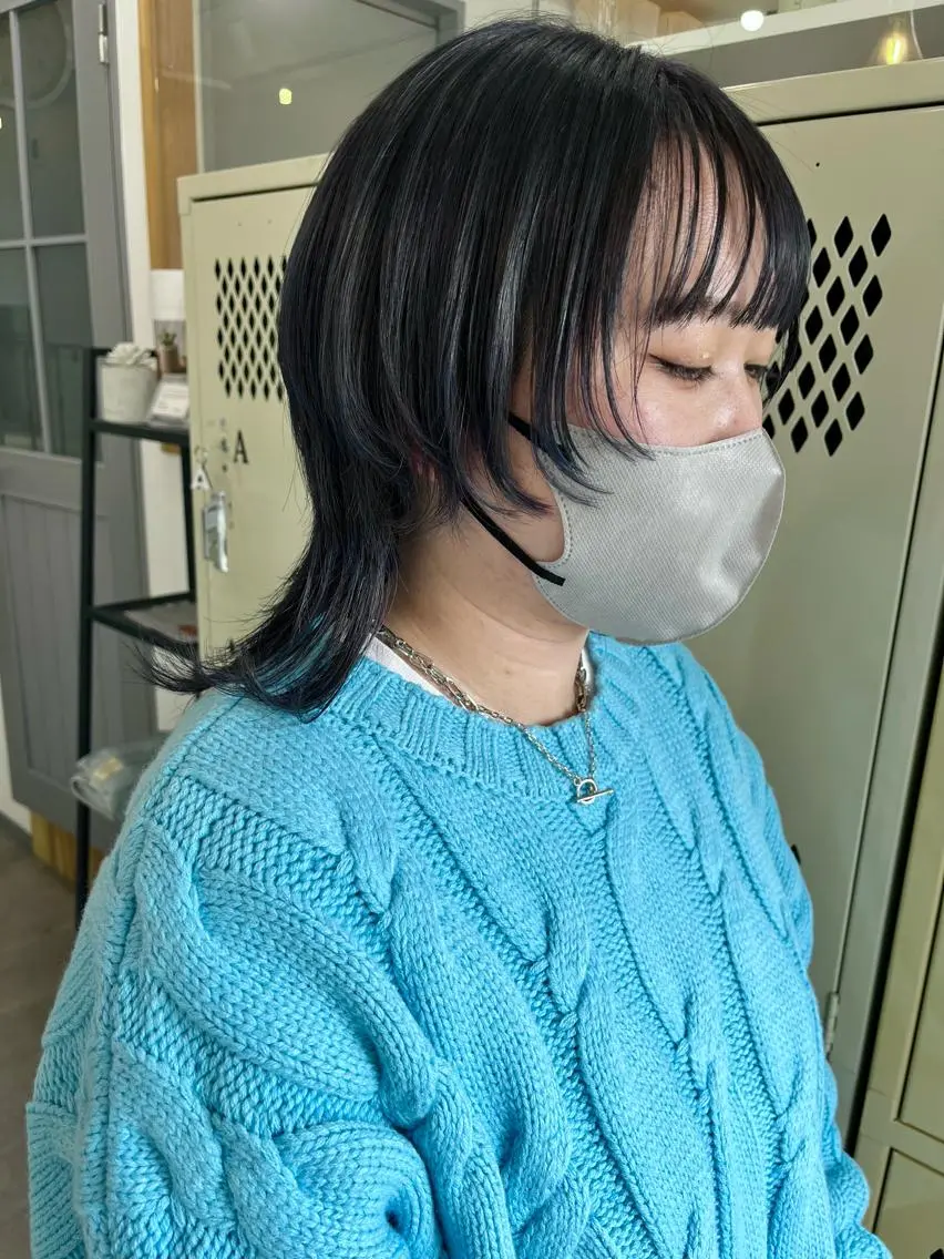 ミディアム カラー カット ヘアカラー トリートメント 🌼sunc HINAMI🌼のヘアスタイル