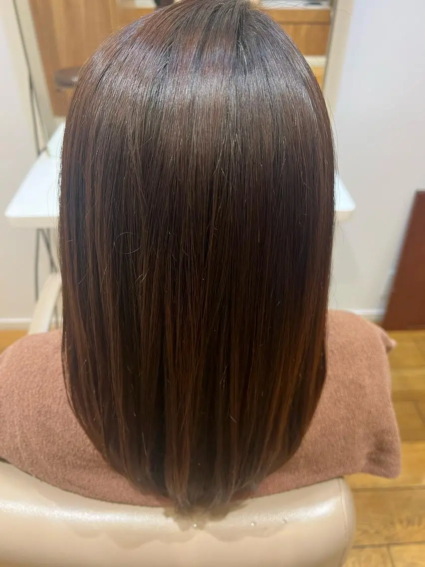 セミロング 村中 逸紀のヘアスタイル
