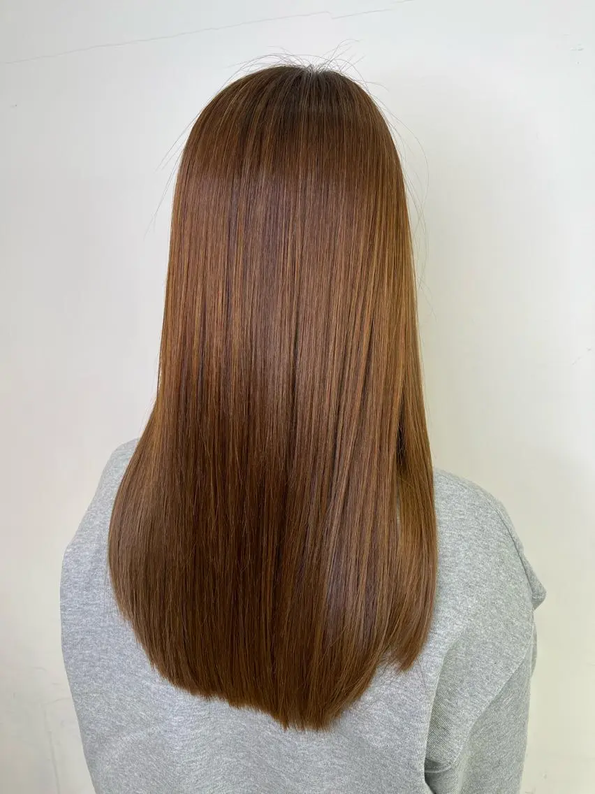 セミロング カラー カット トリートメント 斉藤 翔平のヘアスタイル