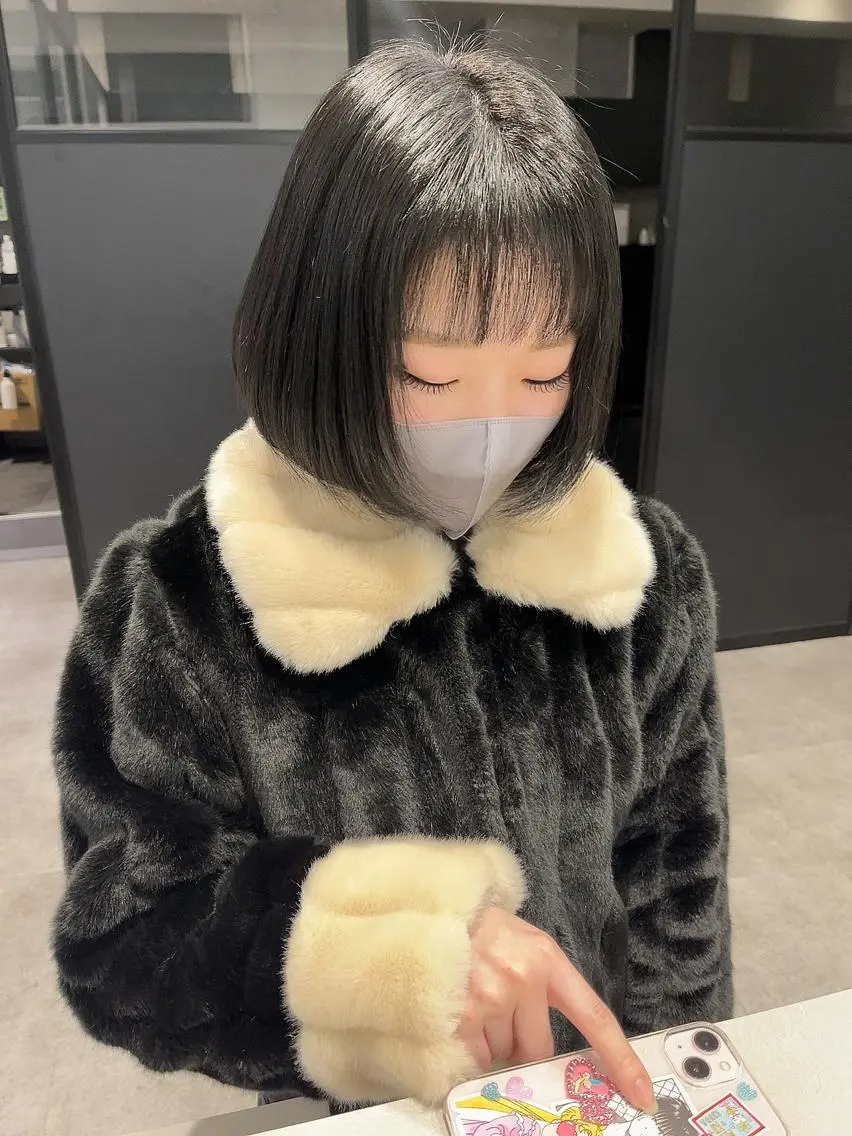 ショート カラー カット ヘアカラー トリートメント MIES amane(アマネ)のヘアスタイル