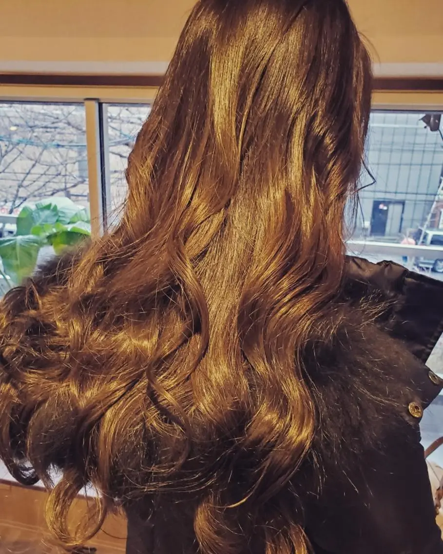 ロング カラー アディクシーカラー 外国人風カラー spa hair ark 富井直美のヘアスタイル