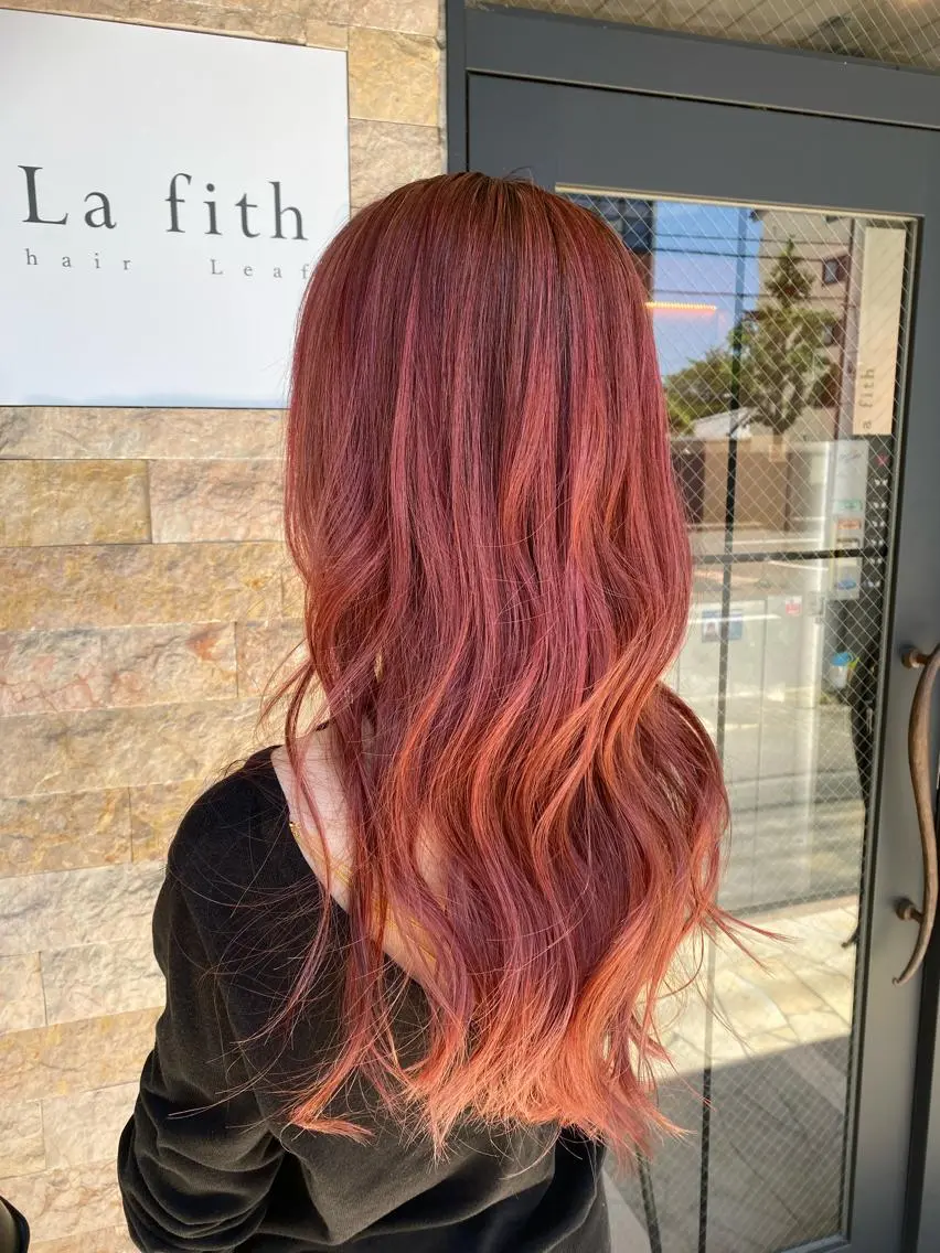 カラー ベージュカラー ピンクカラー ピンクベージュ syuyama shinichiのヘアスタイル