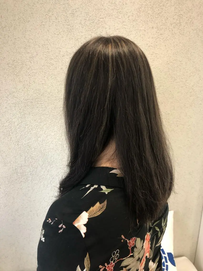 ロング カラー ハイライトカラー ハイライト ヘアカラー 阿部 美咲のヘアスタイル