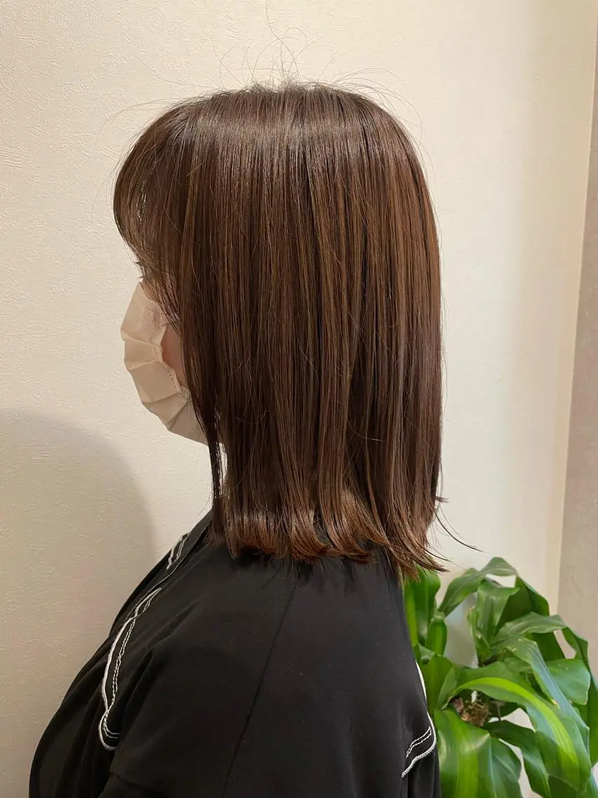 ミディアム ヘアカラー トリートメント 英語ok sohee ソヒ 305号室のヘアスタイル