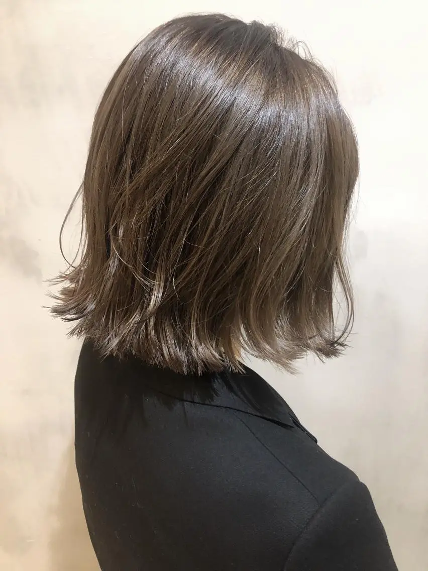 ショート アッシュ ボブ エクステ 外国人風カラー ハイライト カット ヘアカラー 夜23時まで予約🉑 reverieあきらのヘアスタイル