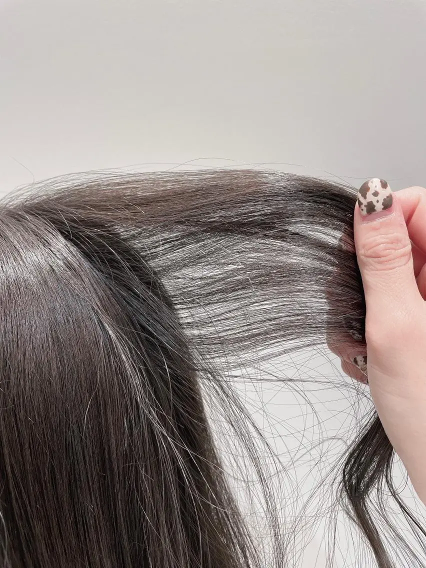 セミロング カラー 黒髪 透明感カラー カット ヘアカラー トリートメント 🦖鶴岡 香純🦖のヘアスタイル