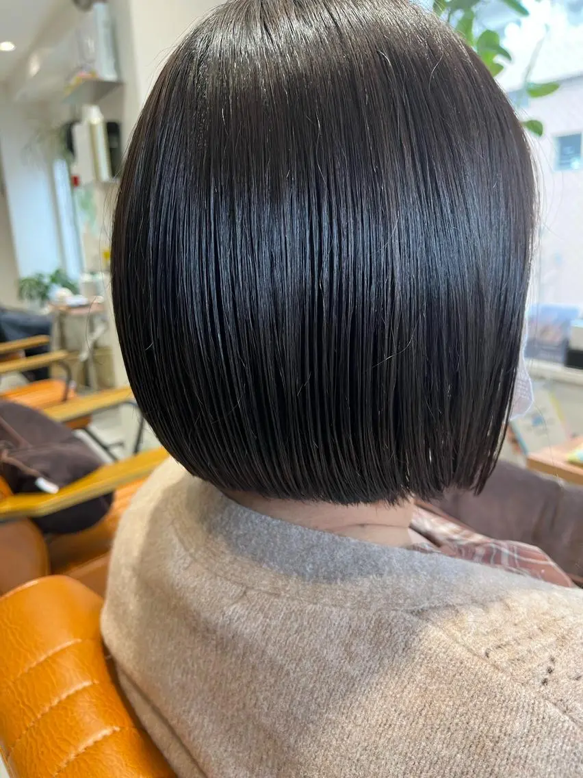 ショート 縮毛矯正 松崎祥のヘアスタイル