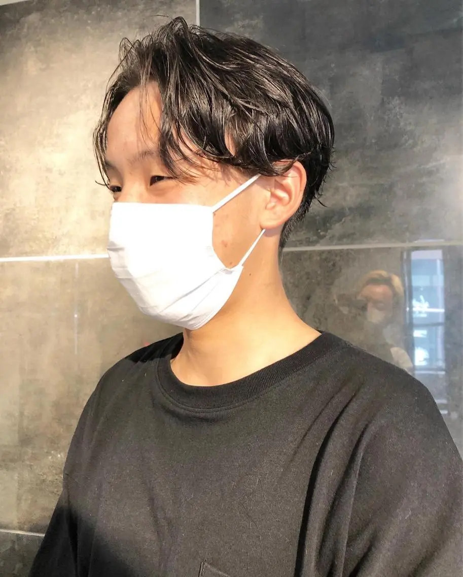 パーマ ヘアアレンジ メンズ カット パーマ トリートメント ヘアセット メンズ特化✂️栗原 侑也のヘアスタイル