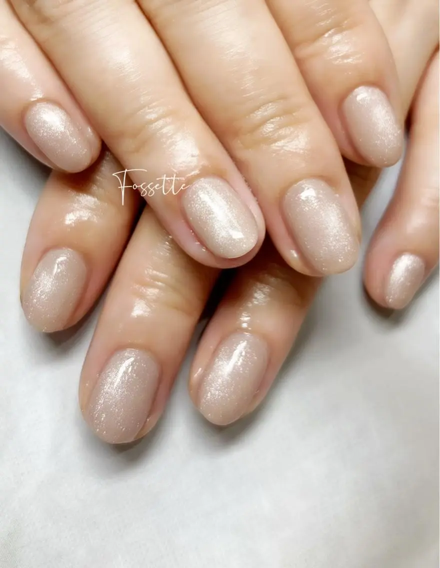 ネイル マグネットネイル オフィスネイル ワンカラーネイル シンプルネイル ハンドネイル nailsalon Fossetteのネイルデザイン