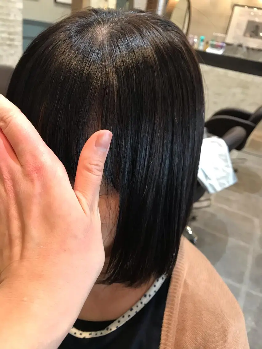 ミディアム 縮毛矯正 カット 縮毛矯正 猪ノ原 弘子のヘアスタイル