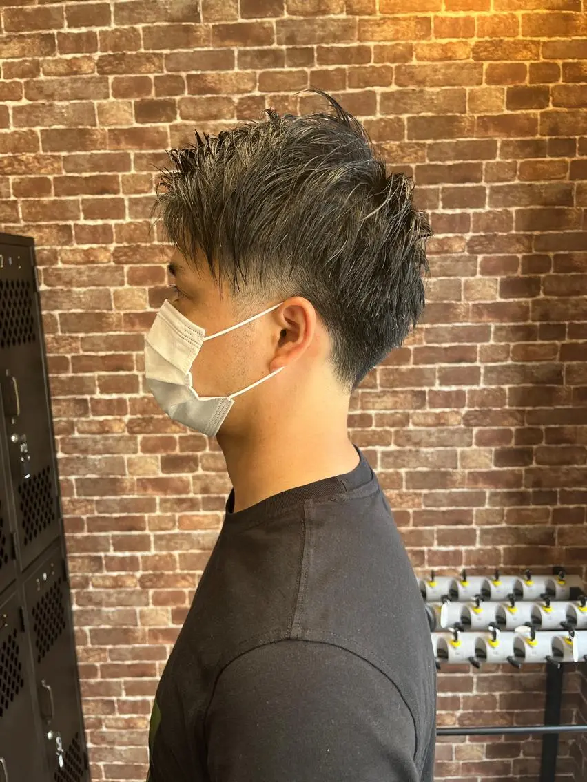 ショート カラー メンズ キッズ ネイル メンズネイル 久木原 ゆりのヘアスタイル