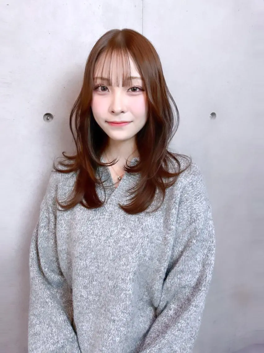 セミロング Blume...✮ Kenレイヤーカットのヘアスタイル