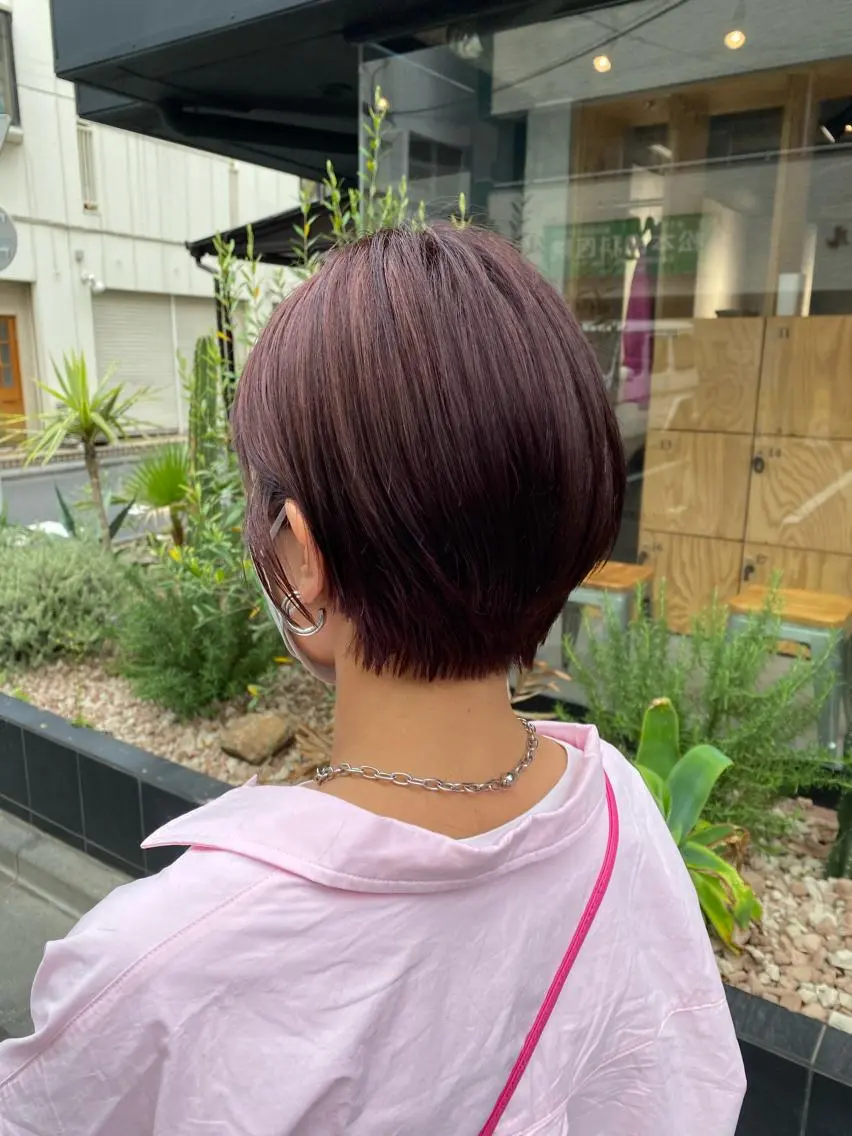 ショート カラー Sia中野新橋　店長 田中　優莉乃のヘアスタイル
