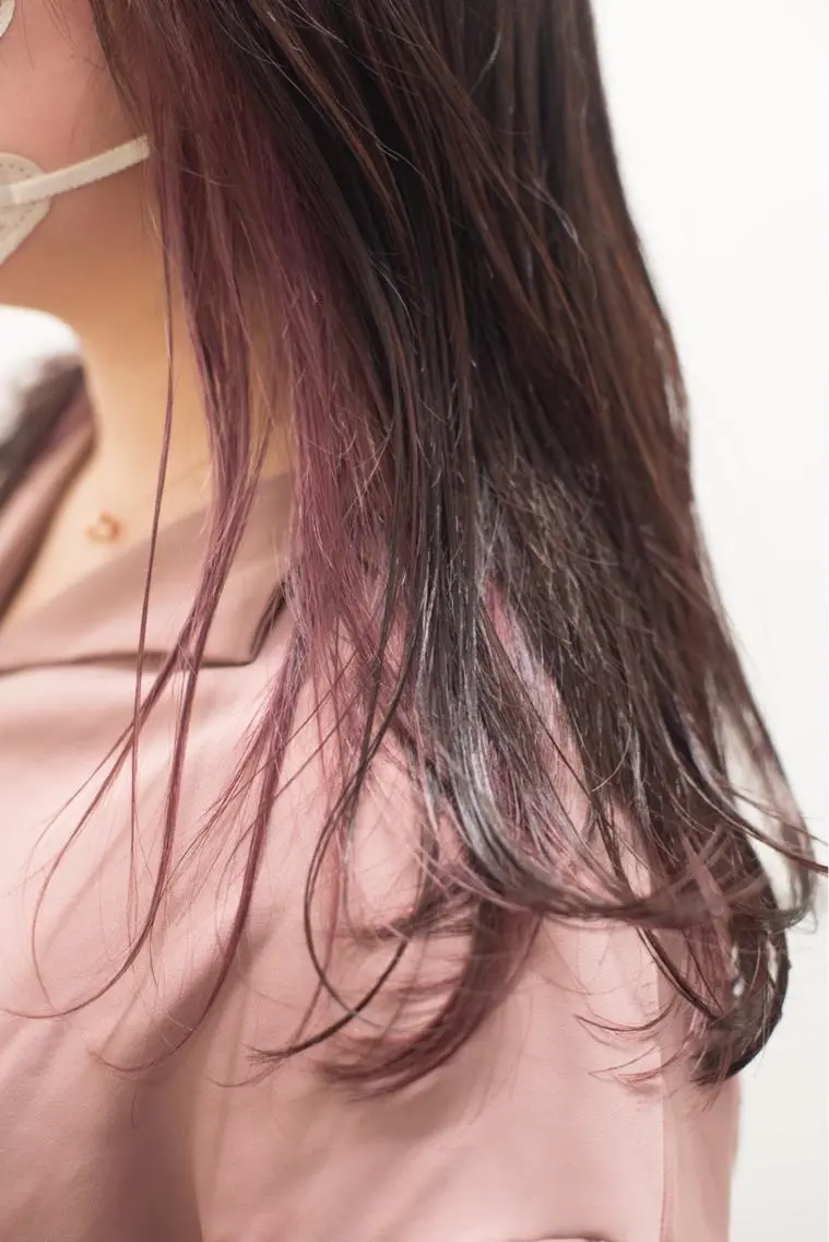 セミロング カラー 千葉 慎也のヘアスタイル
