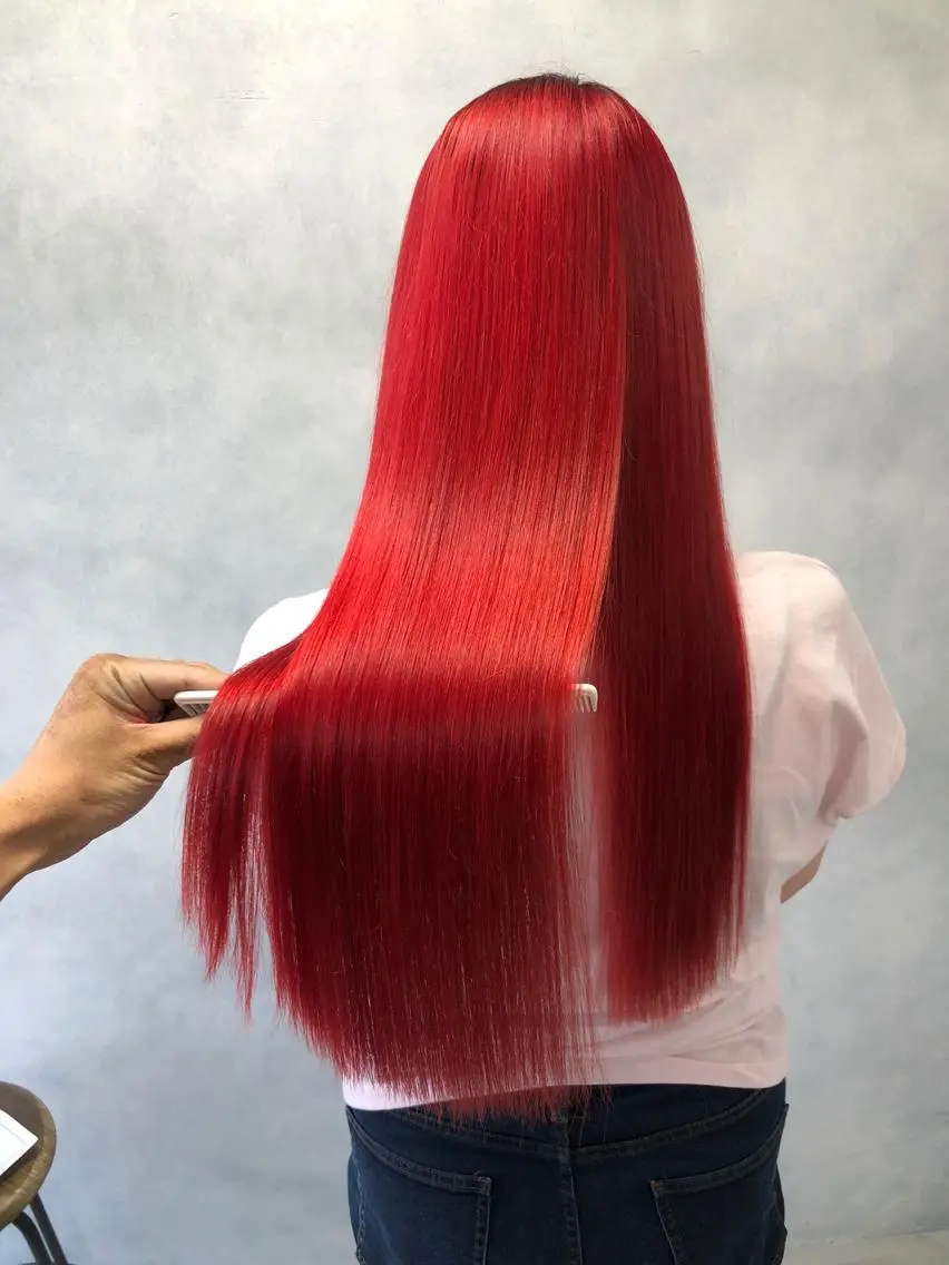 ロング カラー ヘアカラー トリートメント welring hair salonのヘアスタイル