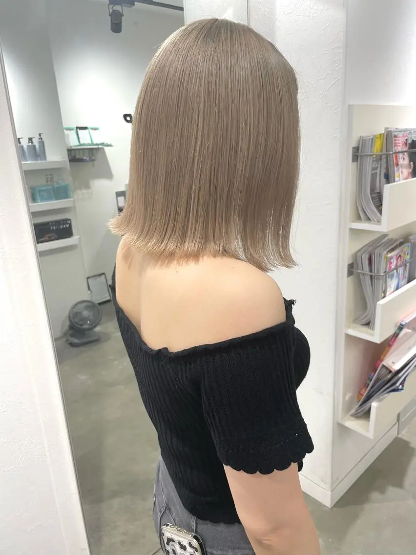 ミディアム カラー ヘアカラー 🤍2nd🤍田所 美希のヘアスタイル