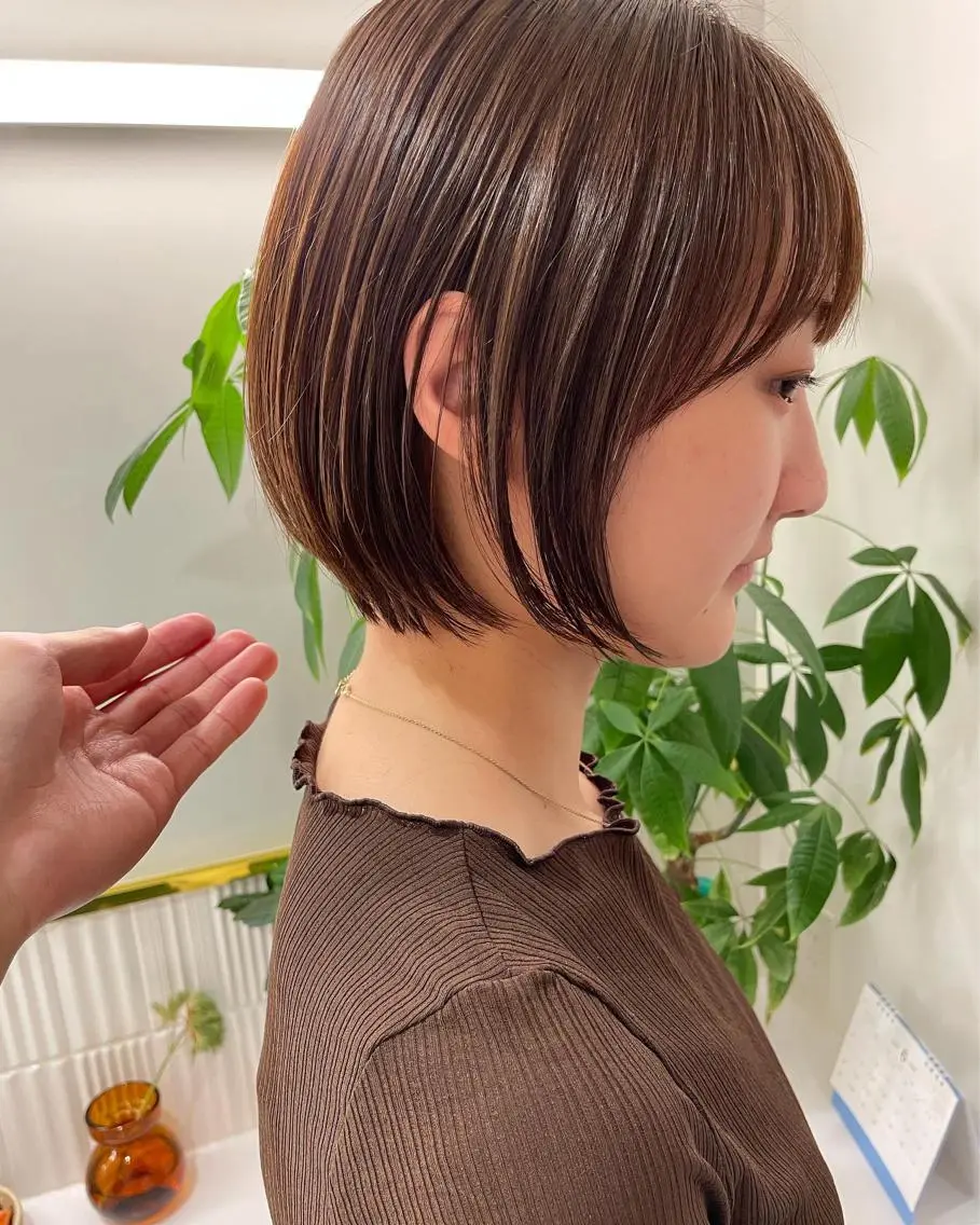 ショート カット トリートメント 髪質改善will hairdesignのヘアスタイル