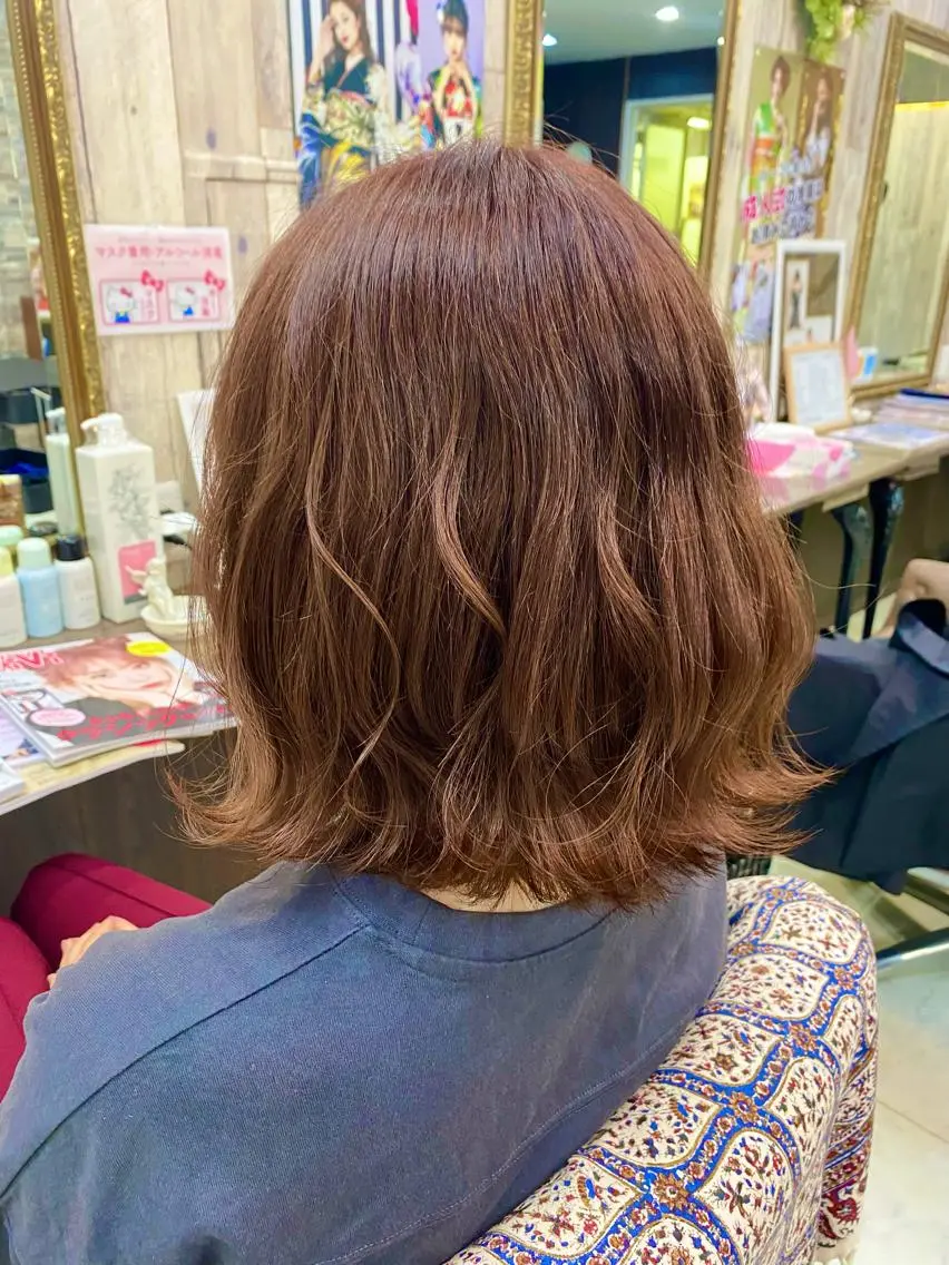 ミディアム ヘアカラー トリートメント Arphy/ /のヘアスタイル